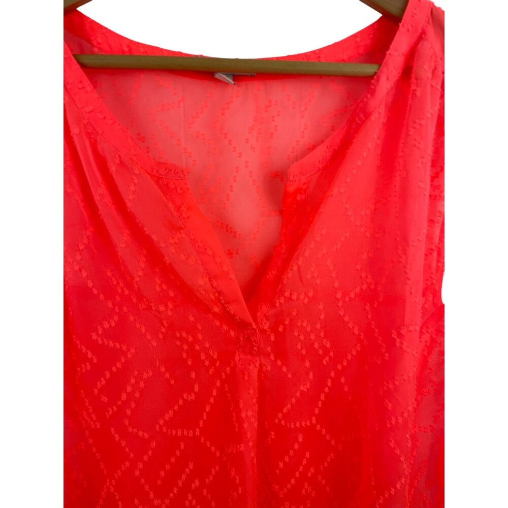 American Eagle Outfitters Coral Sheer Tank Women Size Medium - Picture 3 of 7